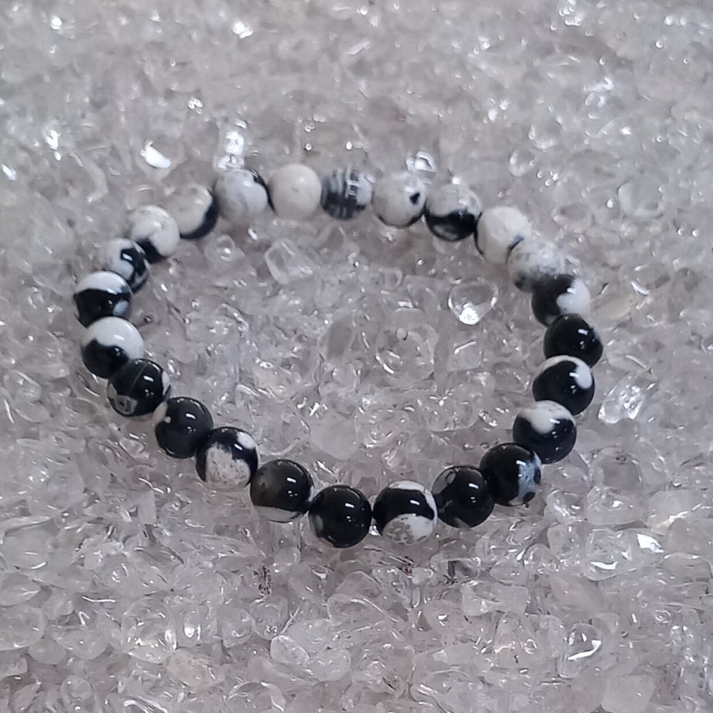 Orka agaat 8 mm kralen armband