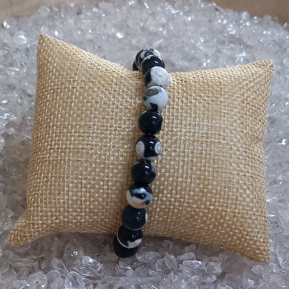 Orka agaat 8 mm kralen armband